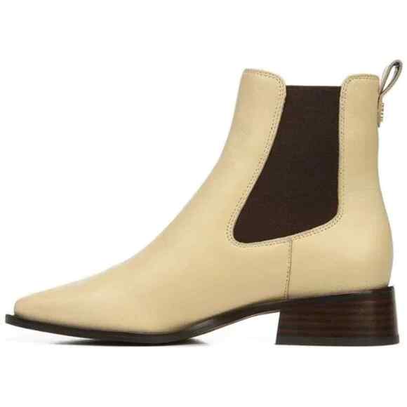 Sam Edelman Thelma Chelsea Boots Booties Beige Chocolate brown size 9 11 new!‎ - Picture 7 of 10